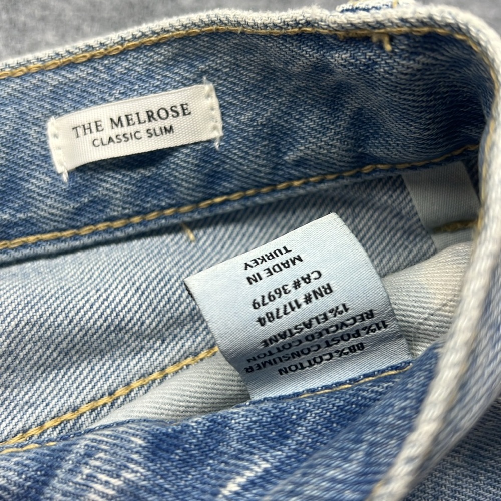 Rails the Melrose Classic Slim Straight Leg Jeans High Rise Button Fly - Picture 6 of 14